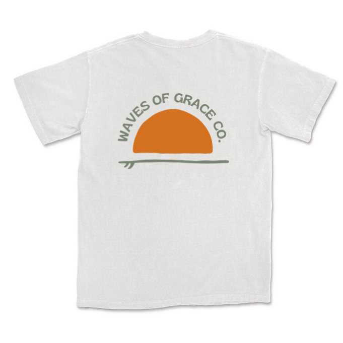 Waves of Grace Co. Tee (White)