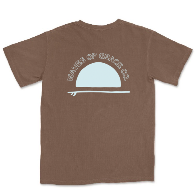 Waves of Grace Co. Tee (Brown)