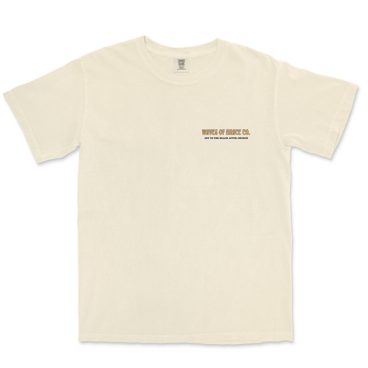 Beach after Church Tee (Off-White)